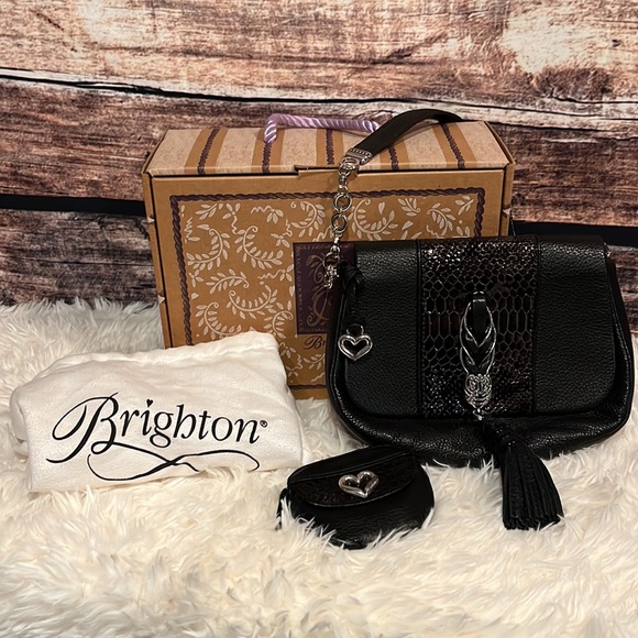 Brighton Handbags - Brighton Leather Empress bag  and coin purse